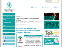 Tablet Screenshot of kochfoundation.org.au